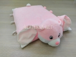 Подушка-игрушка Розовый кролик, размер 60x40x5,5 см, фото 1